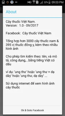 Cây thuốc Việt Nam android App screenshot 0