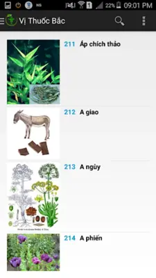 Cây thuốc Việt Nam android App screenshot 2