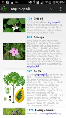 Cây thuốc Việt Nam android App screenshot 6